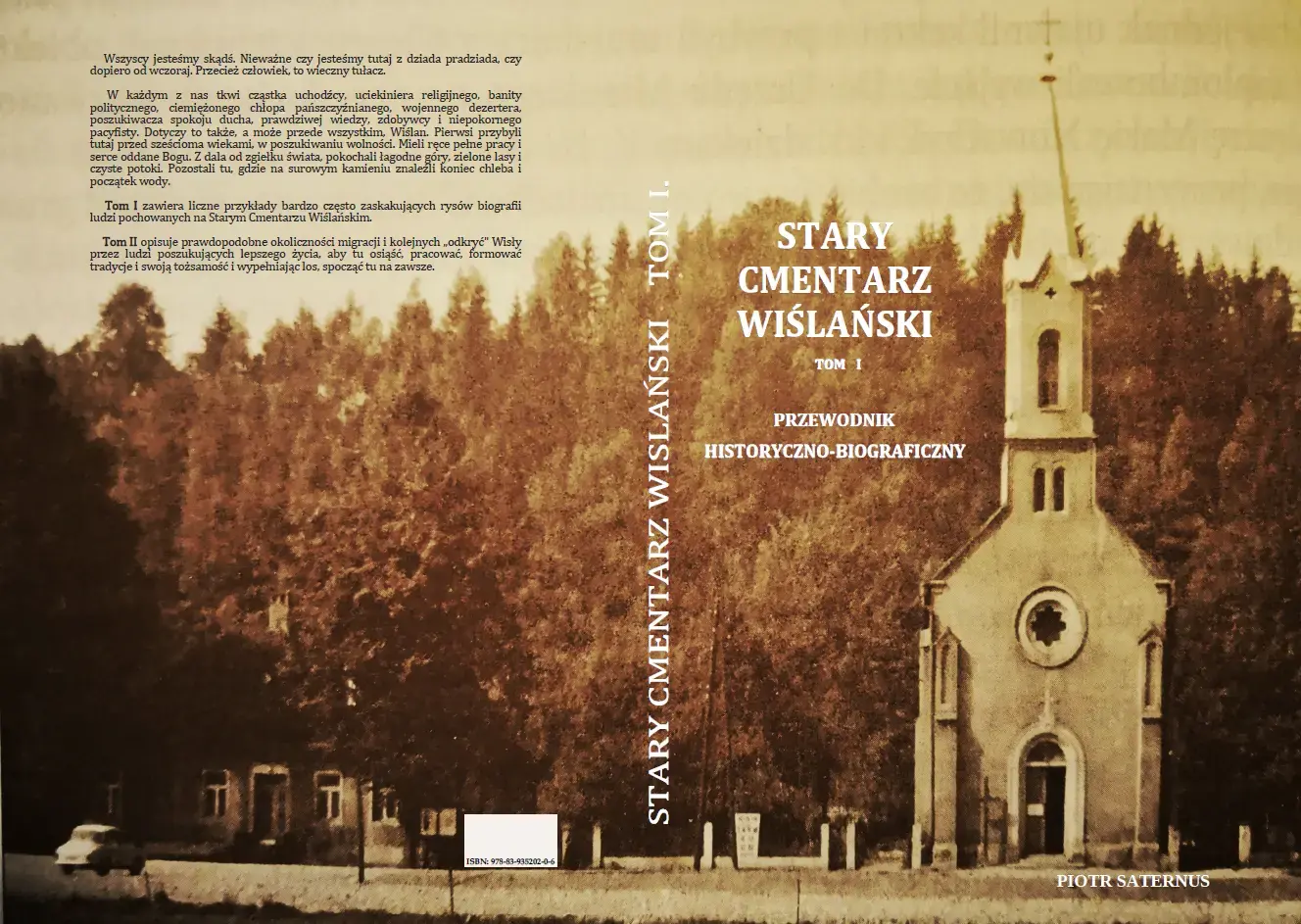 Stary cmentarz wiślański okładka książki